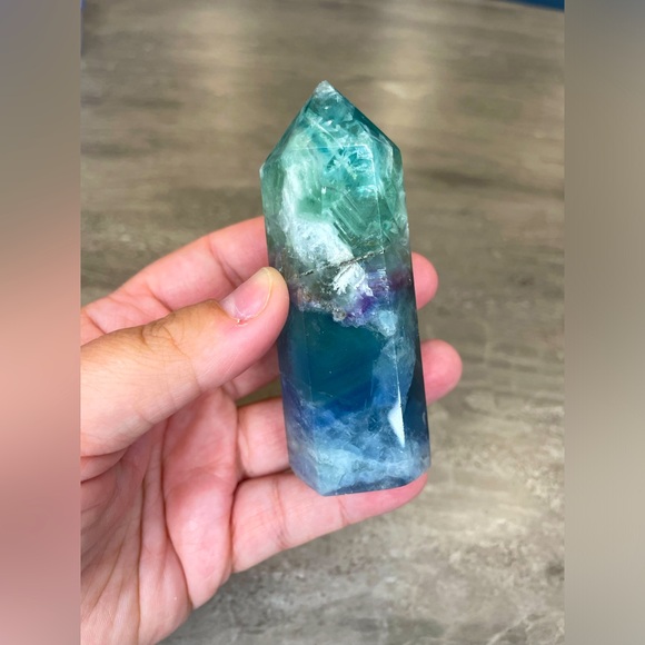 Rainbow Fluorite Tower - Picture 1 of 4